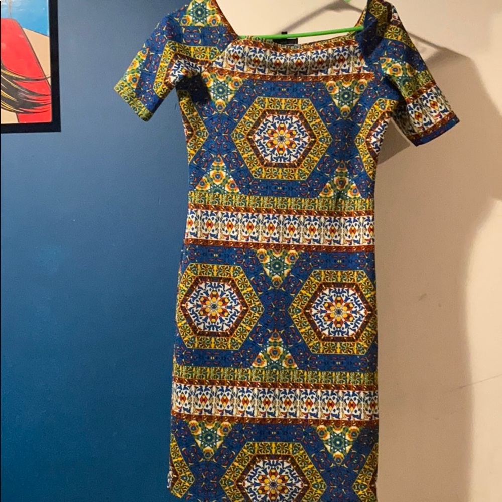 Women’s tribal print dress